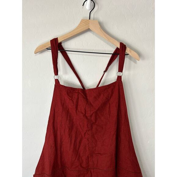 Torrid Short Overalls Linen Blend 4X - Picture 3 of 11